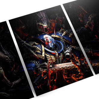 Exclusive Warhammer 40,000: Space Marine 2 Triple Displate Set