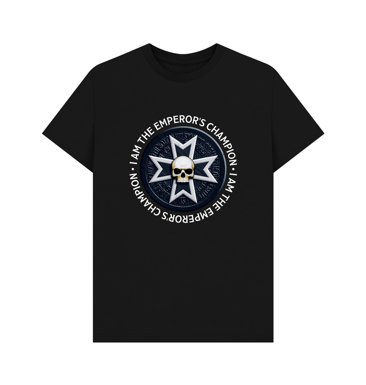 Black Premium Black Templars - Emperor's Champion Logo T Shirt
