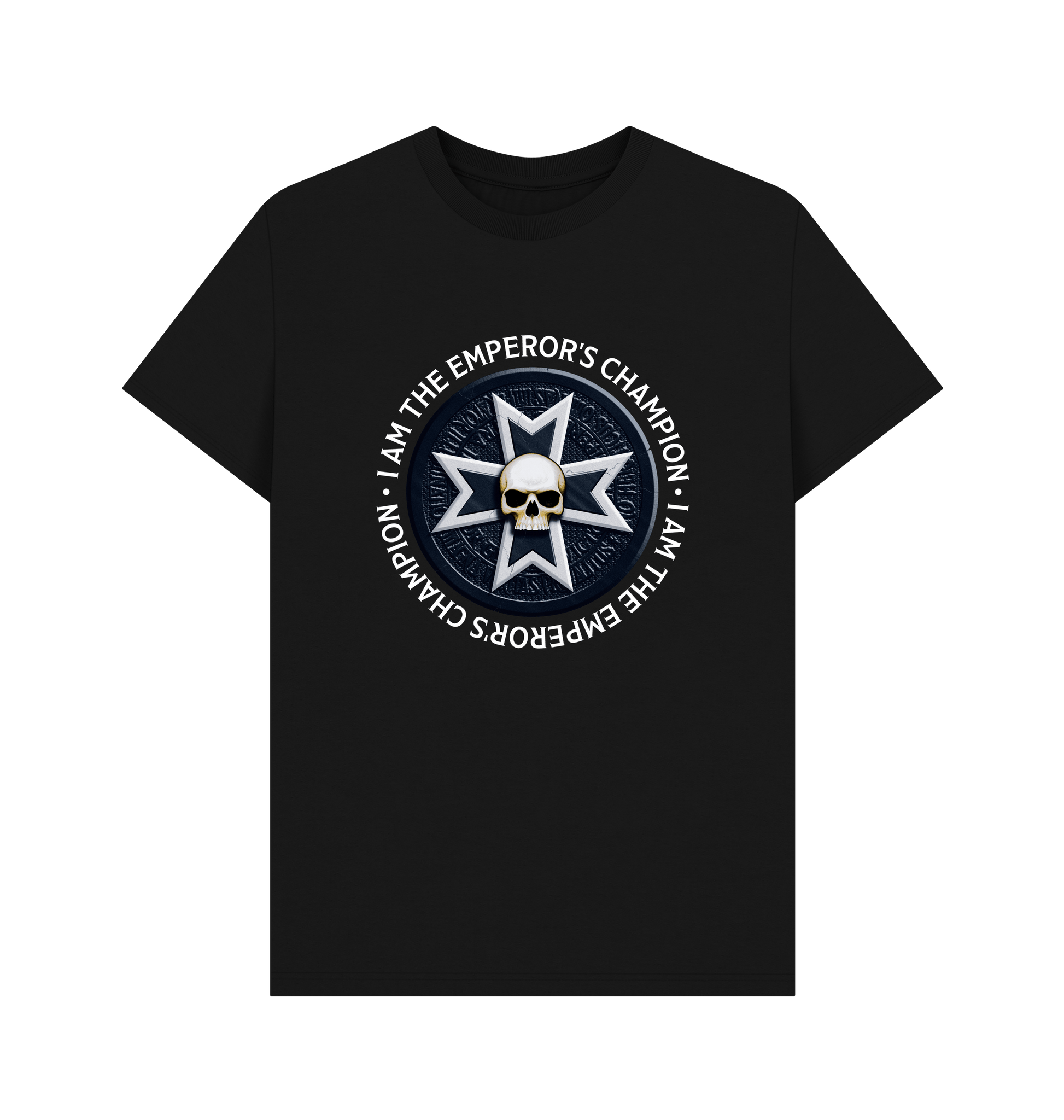 Black Premium Black Templars - Emperor's Champion Logo T Shirt