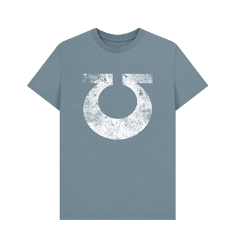 Stone Blue Ultramarines Battleworn Insignia T Shirt