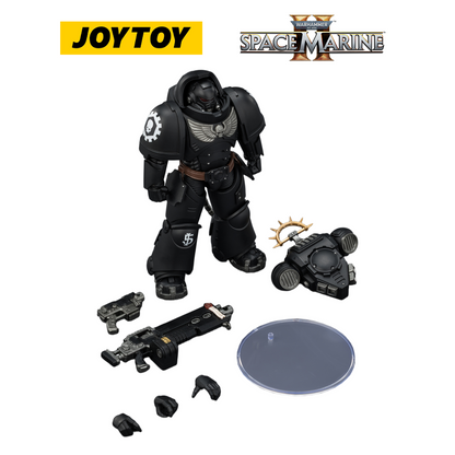 JOYTOY Warhammer 40,000: Space Marine 2 - Game Edition Iron Hands Heavy Intercessor with Heavy Bolt Rifle and Bolt Pistol (1/18 Scale)