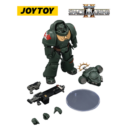 JOYTOY Warhammer 40,000: Space Marine 2 - Game Edition Dark Angels Heavy Intercessor with Heavy Bolt Rifle and Bolt Pistol (1/18 Scale)