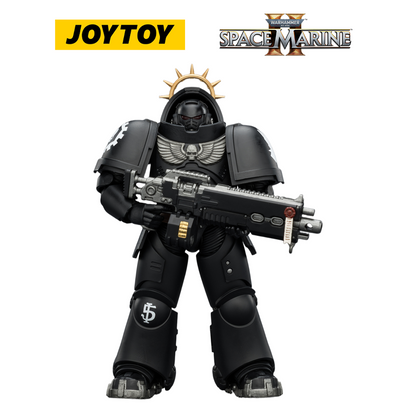 JOYTOY Warhammer 40,000: Space Marine 2 - Game Edition Iron Hands Heavy Intercessor with Heavy Bolt Rifle and Bolt Pistol (1/18 Scale)