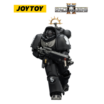 JOYTOY Warhammer 40,000: Space Marine 2 - Game Edition Iron Hands Heavy Intercessor with Heavy Bolt Rifle and Bolt Pistol (1/18 Scale)