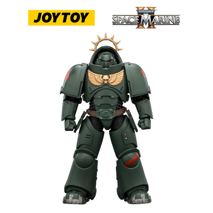 JOYTOY Warhammer 40,000: Space Marine 2 - Game Edition Dark Angels Heavy Intercessor with Heavy Bolt Rifle and Bolt Pistol (1/18 Scale)