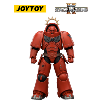 JOYTOY Warhammer 40,000: Space Marine 2 - Game Edition Blood Angels Heavy Intercessor with Heavy Bolt Rifle and Bolt Pistol (1/18 Scale)