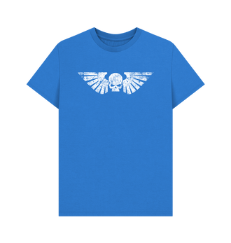 Bright Blue Astra Militarum Battleworn Insignia T Shirt