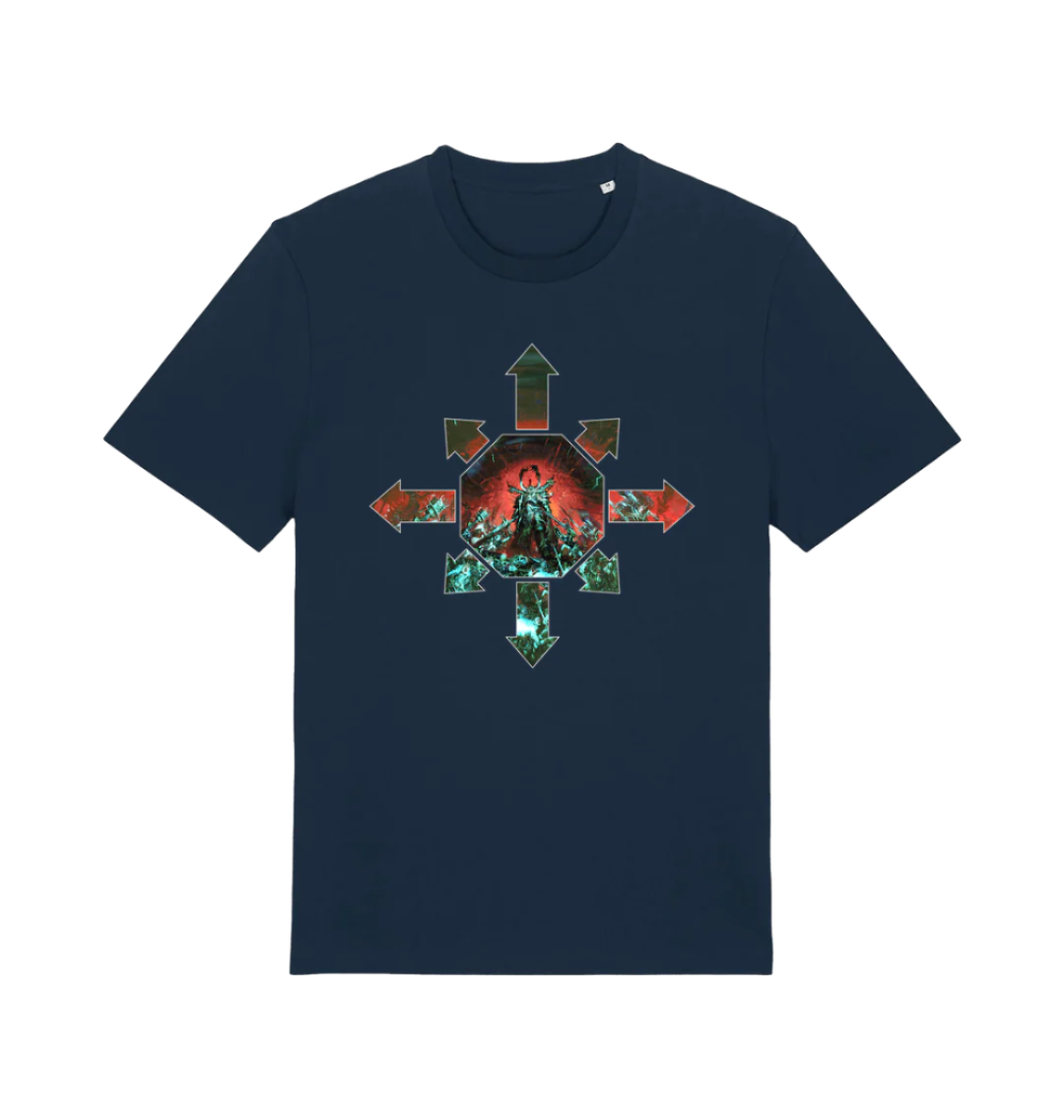 French Navy Printed T-shirt