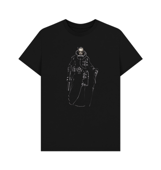 Black Necromunda Delaque All Black T Shirt