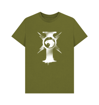 Moss Green Adeptus Custodes Graffiti Insignia T Shirt