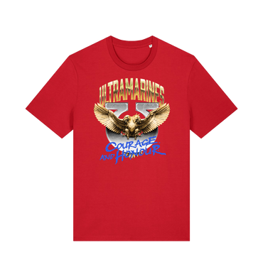 Red Printed T-shirt Front