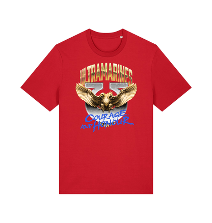 Red Printed T-shirt Front