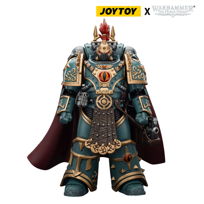 JoyToy Warhammer The Horus Heresy Action Figure - Sons of Horus ‘Little’ Horus Aximand, Captain of the 5th Company (1/18 Scale) Preorder