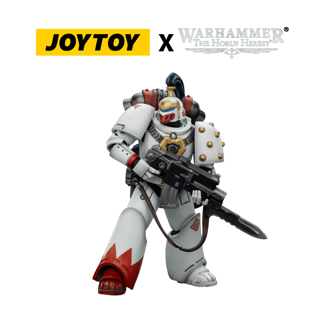 JoyToy Warhammer The Horus Heresy Action Figure - White Scars, MKVI Tactical Legionary (1/18 Scale)