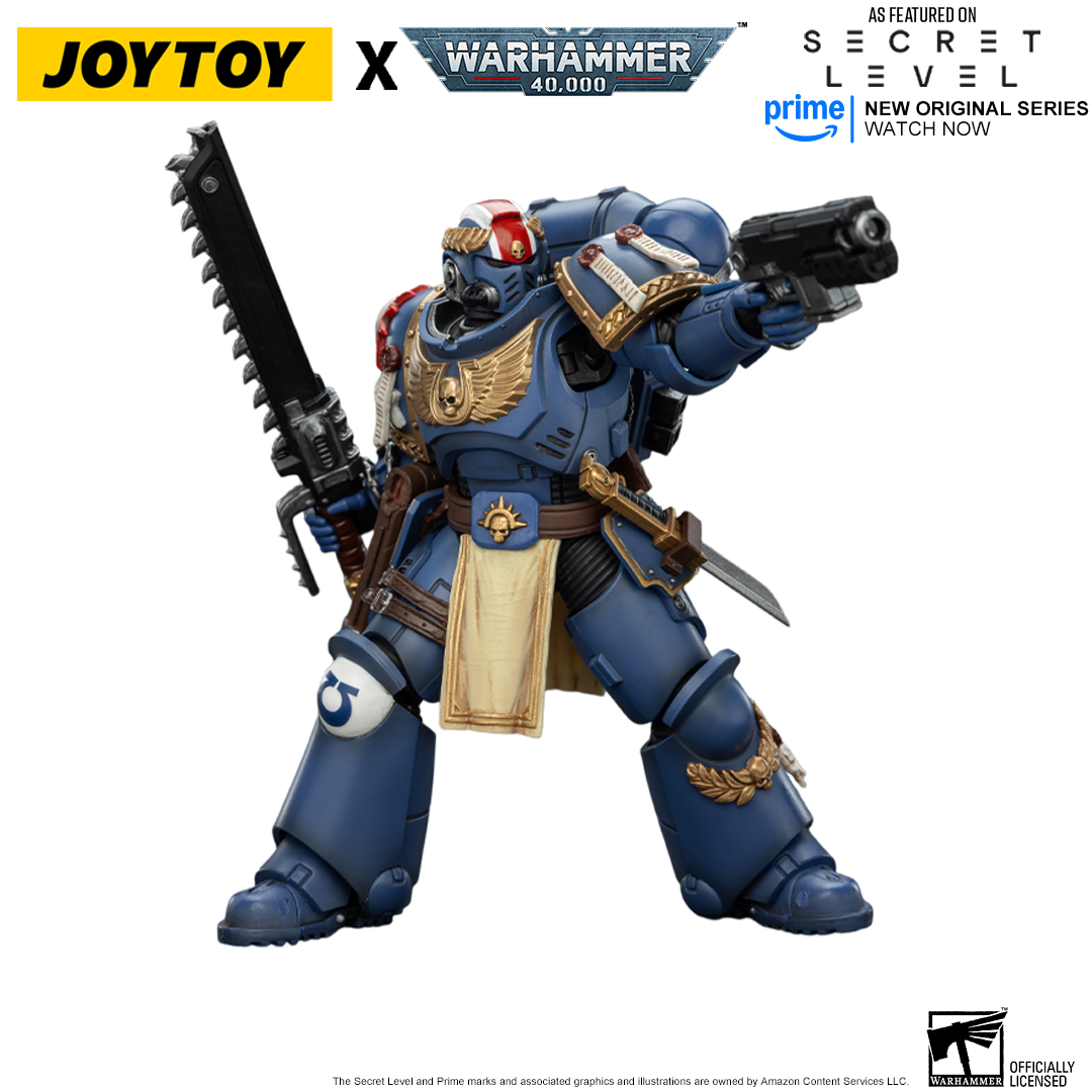 JoyToy Warhammer 40,000 Action Figure - Titus with Laurels of Victory (1/18 Scale) Preorder