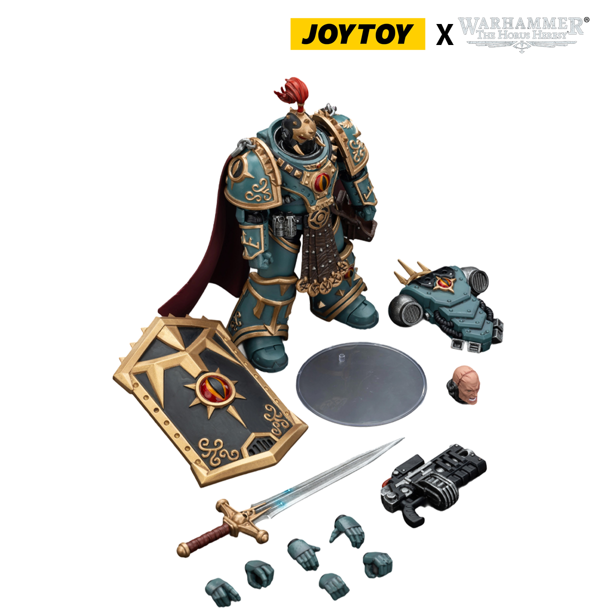 JoyToy Warhammer The Horus Heresy Action Figure - Sons of Horus ‘Little’ Horus Aximand, Captain of the 5th Company (1/18 Scale) Preorder