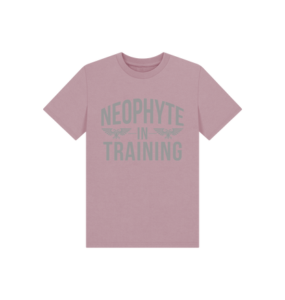 Mauve Neophyte In Training Kids T Shirt