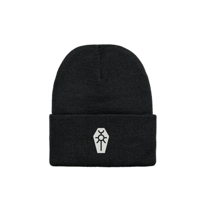 Black Necron Grey Icon Beanie
