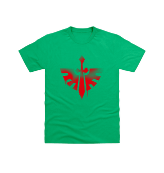 Irish Green Dark Angels Graffiti Insignia T Shirt