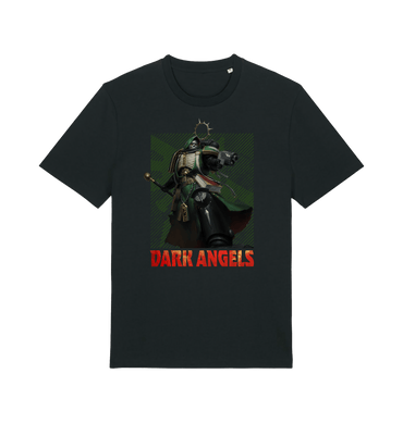 Black Printed T-shirt Front