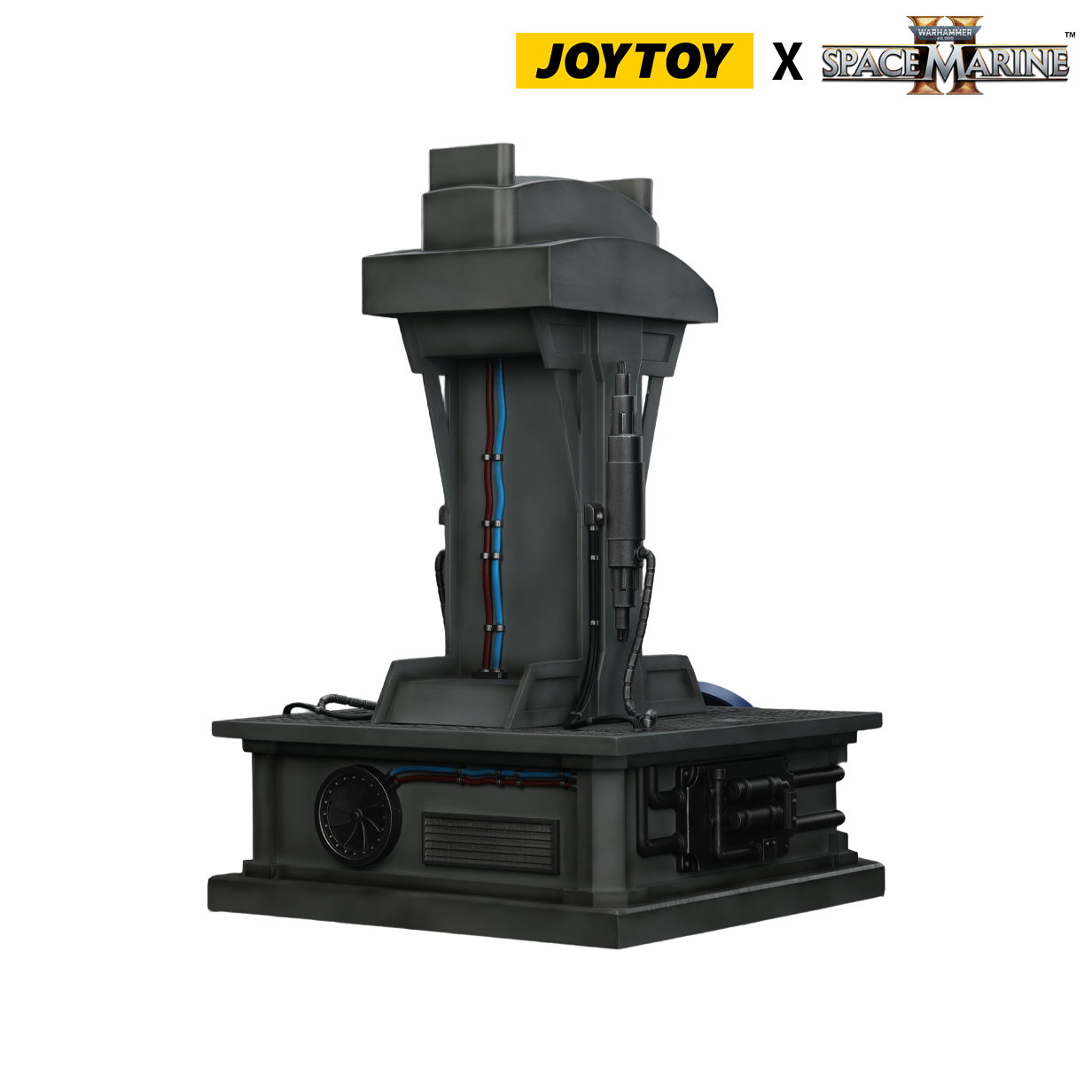 JoyToy Warhammer 40,000: Space Marine 2 Lieutenant Titus’ Mk X Helmet With Stand (1:1 Scale)