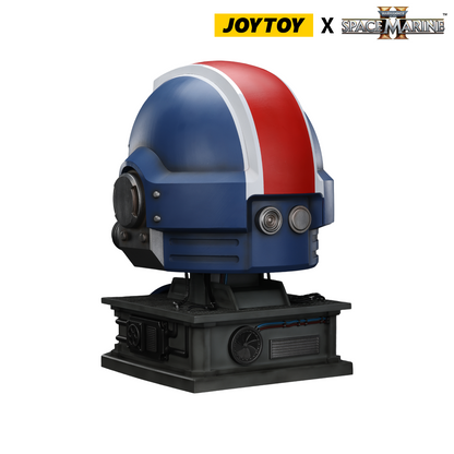 JoyToy Warhammer 40,000: Space Marine 2 Lieutenant Titus’ Mk X Helmet With Stand (1:1 Scale)