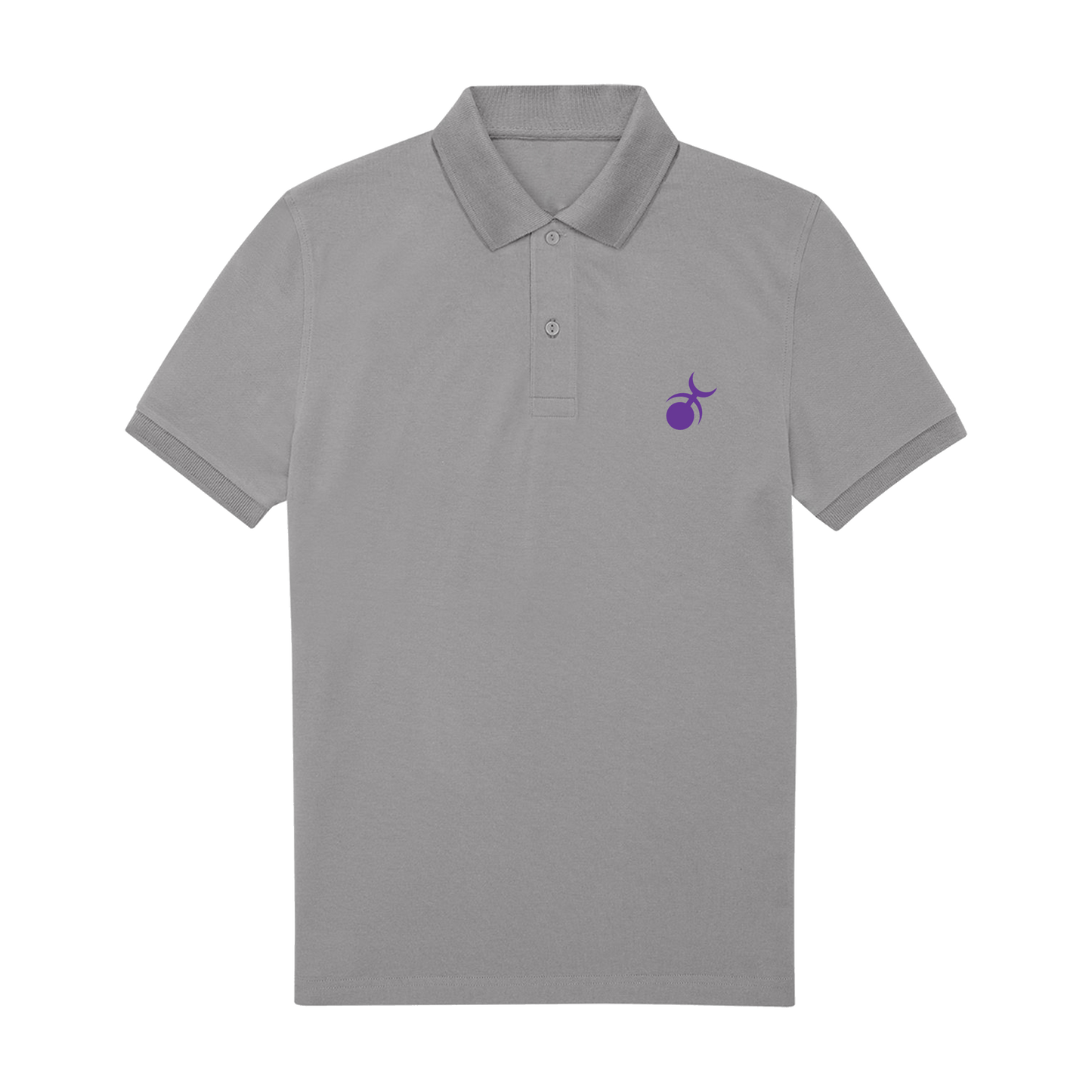 Sport Grey Polo Shirt Front