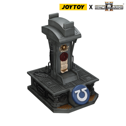 JoyToy Warhammer 40,000: Space Marine 2 Lieutenant Titus’ Mk X Helmet With Stand (1:1 Scale)