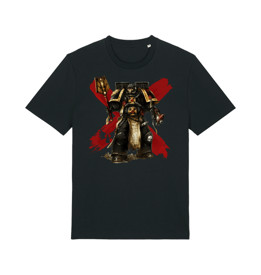 Black Printed T-shirt Front