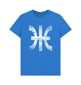 Bright Blue Harlequins Battleworn Insignia T Shirt