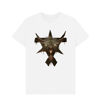 White Skaven Rat Face T Shirt