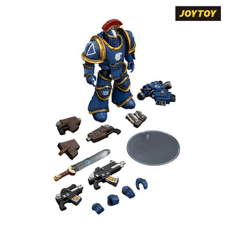 JoyToy Warhammer The Horus Heresy Action Figure - Ultramarines, Legion MkIII Tactical Squad, Sergeant with Power Sword (1/18 Scale) Preorder