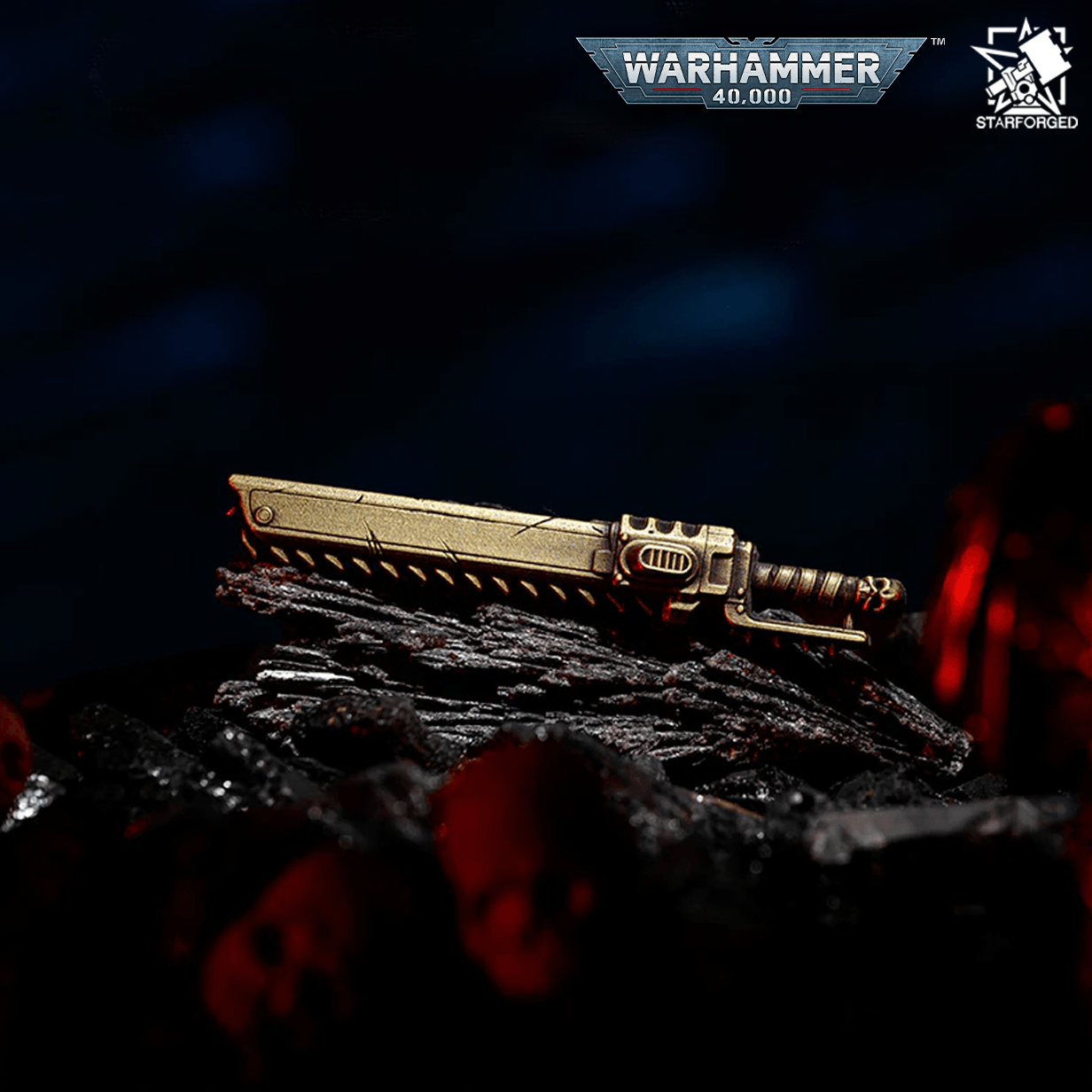 Starforged Warhammer 40,000: Space Marine 2 Titus‘s Chainsword Keychain