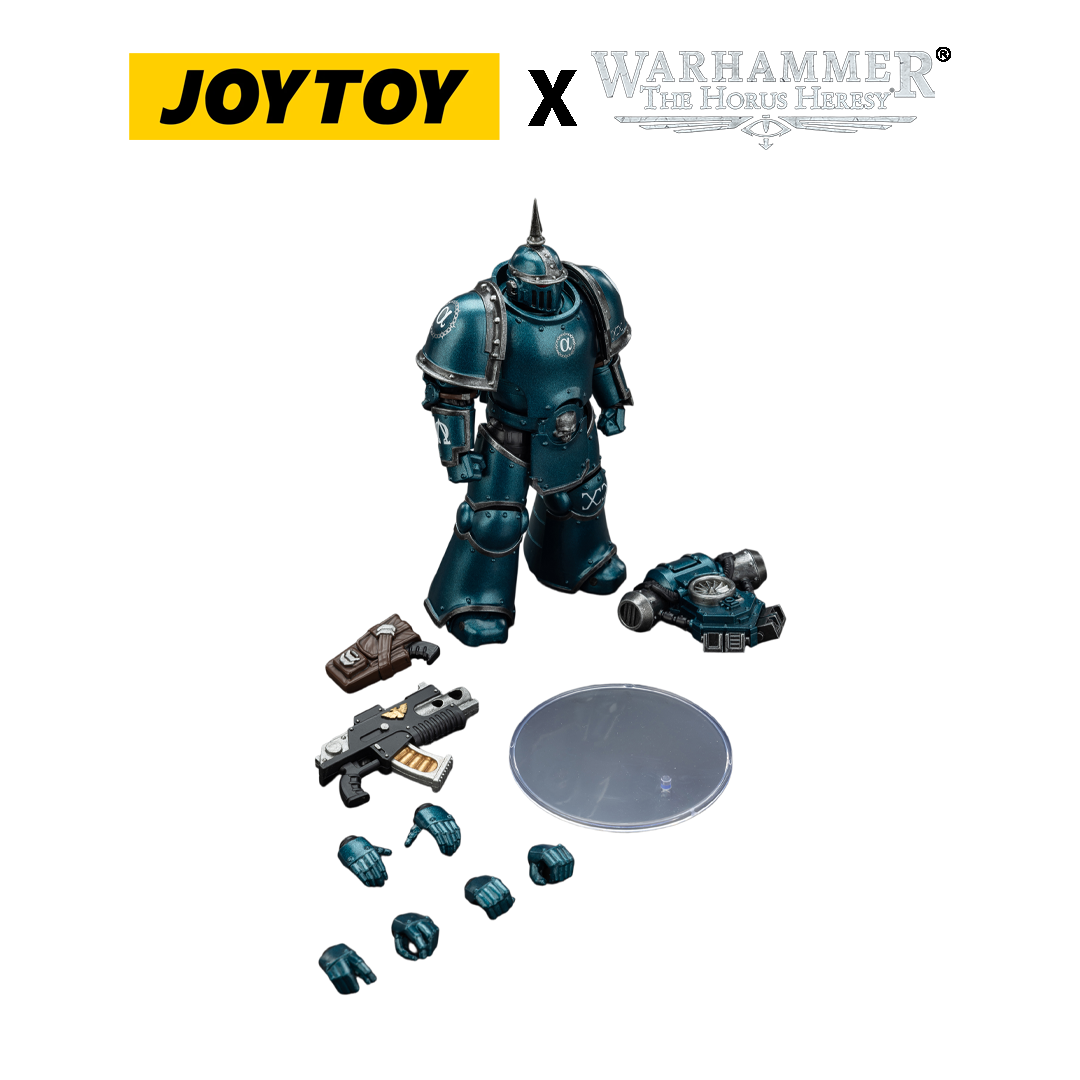 JoyToy Warhammer The Horus Heresy Action Figure - Alpha Legion, MKIII Legionary (1/18 Scale) Preorder