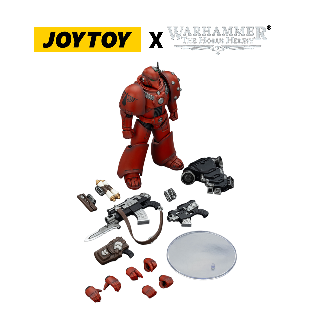 JoyToy Warhammer The Horus Heresy Action Figure - Blood Angels, MKVI Legionary (1/18 Scale)