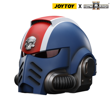 JoyToy Warhammer 40,000: Space Marine 2 Lieutenant Titus’ Mk X Helmet (1:1 Scale) Preorder