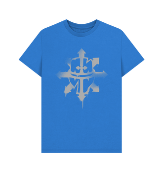 Bright Blue Chaos Knights Graffiti Insignia T Shirt