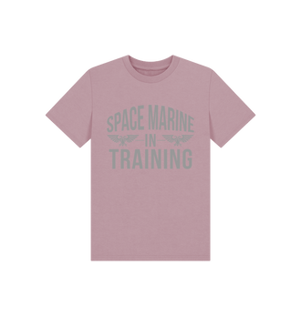 Mauve Space Marine In Training Kids T Shirt