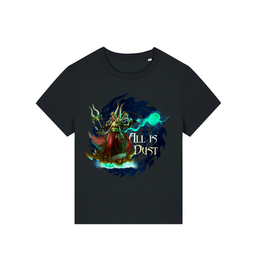 Black Printed T-shirt Front