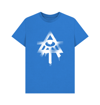 Bright Blue Craftworlds Graffiti Insignia T Shirt