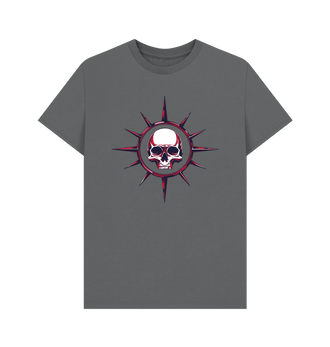 Slate Grey Premium Warhammer 40,000: Space Marine 2 Skull Halo T Shirt