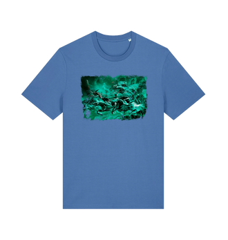 Bright Blue Printed T-shirt