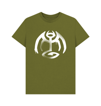 Moss Green Daughters of Khaine Graffiti Insignia T Shirt