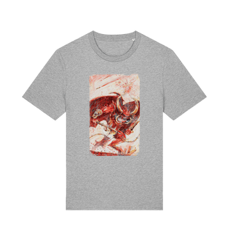 Heather Grey Printed T-shirt
