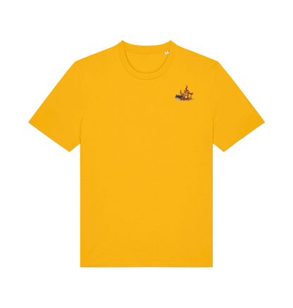 Spectra Yellow Printed T-shirt Front
