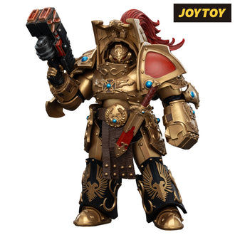 JoyToy Warhammer The Horus Heresy Action Figure - Legio Custodes, Aquilon Terminator Squad, Aquilon Terminator with Adrathic Destructor (1/18 Scale) Preorder