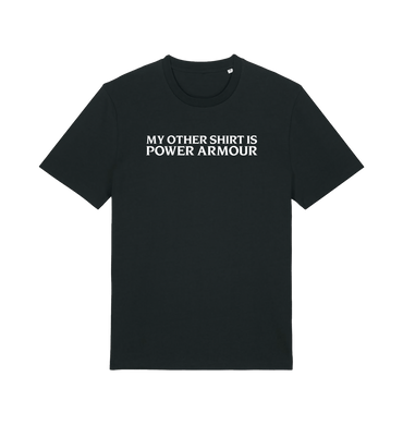 Black Printed T-shirt Front