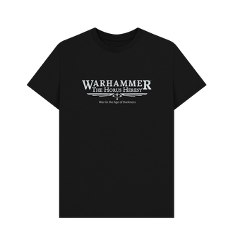 Black Premium Warhammer The Horus Heresy Logo T Shirt