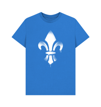 Bright Blue Adepta Sororitas Graffiti Insignia T Shirt