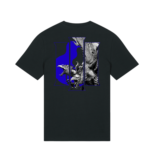 Black Printed T-shirt Back
